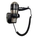 Dolphy Professional Wall Mounted Hair Dryer 1800W – Gold & Black, Micro Switch, Low Noise