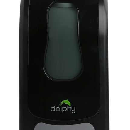 Dolphy Manual Multi Compatible ABS Soap-Sanitiser Dispenser 1000ml - Black