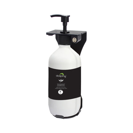 Dolphy Manual Liquid ABS and Steel Soap Dispenser 500ml - White