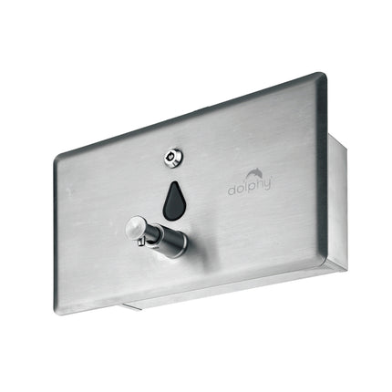 Dolphy Recessed Mounted Stainless Steel Soap Dispenser 1400ml - Silver