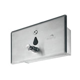 Dolphy 1400ml Recessed Mounted Manual Stainless Steel Soap Dispenser Silver