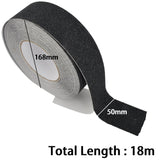 Dolphy Anti-Skid Safety Tape 50mm x 18m – Black, 60-Grit Non-Slip Grip Tape for Stairs, Ramps & Walkways, Indoor & Outdoor, Water & Chemical Resistant