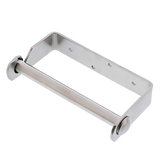 Dolphy Heavy Duty Stainless Steel Toilet Roll Holder – Wall Mount Space Saving Design – 304 Grade Metal – Silver Bathroom Accessory