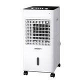 Devanti 6L evaporative air cooler, black and white