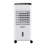Devanti 6L evaporative air cooler, black and white