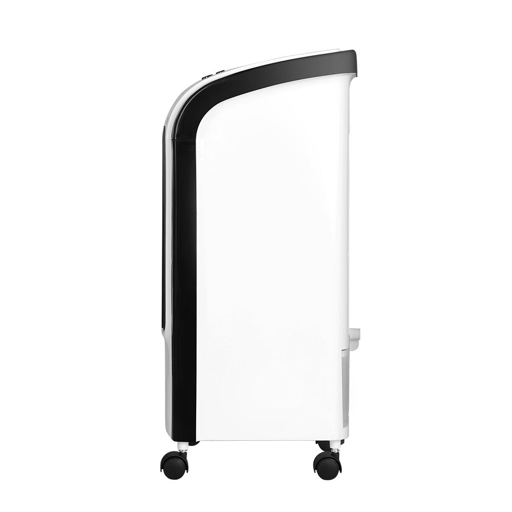 Devanti 4L evaporative air cooler with remote, black and white