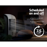 Devanti 4L evaporative air cooler with remote, black and white