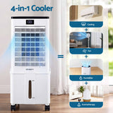Devanti 8L 3-in-1 Evaporative Air Cooler 4 Ice Packs Remote Control 3 Speed