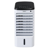 Devanti 4L 3-in-1 evaporative air cooler with remote, white and black