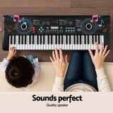 Alpha 61-Key Digital Piano Keyboard Electric Kids Gift Black