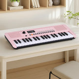 Alpha 37-Key Digital Piano Keyboard for Kids Beginners Electronic Keyboard Piano Gift Pink