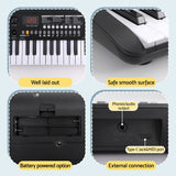 Alpha 37-Key Digital Piano Keyboard Electric Black