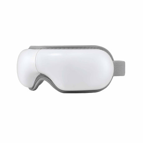 White foldable eye massager, rechargeable.