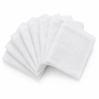 Linencart 5 Star white cotton face washer