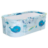 Weisshorn blue PVC inflatable cushion, 134x65cm.