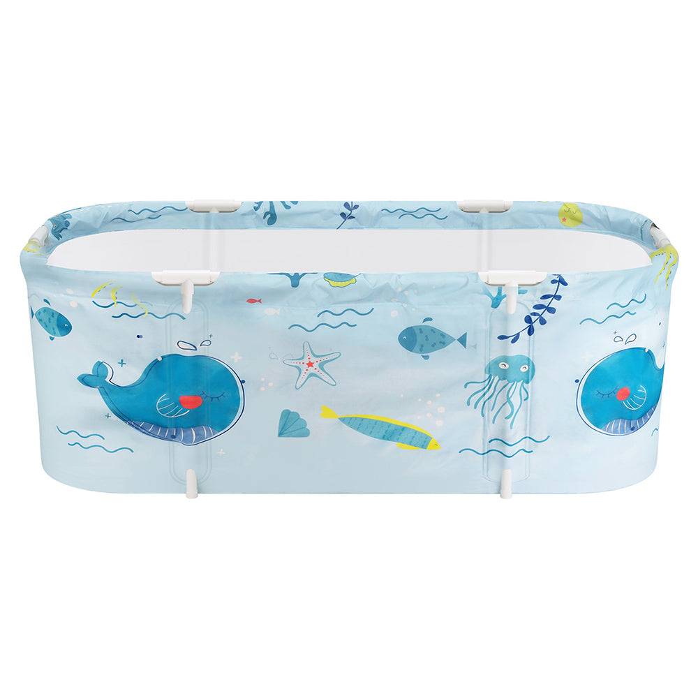Weisshorn blue PVC inflatable cushion, 134x65cm.