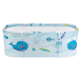 Weisshorn blue PVC inflatable cushion, 134x65cm.