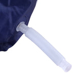 Navy blue PVC inflatable cushion, 134x65cm.