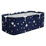 Weisshorn navy PVC inflatable cushion, 134x65cm.