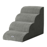 i.Pet Dog Ramp Steps Foam 4 Tier Pet Stairs For Bed Sofa Car Portable Indoor.