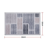 Artiss Floor Rug 50X80cm Doormat Soft Velvet Non-Slip Bath Mat Small Modern