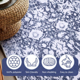 Artiss Hallway Runner Rug 80x180cm Soft Velvet Washable Modern Kitchen Mat