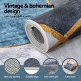 Artiss Washable Floor Rug 160X230cm Large Geometric Area Rug Modern Floor Carpet