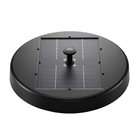 Black solar battery backup LED, 27cm, operated by remote control.