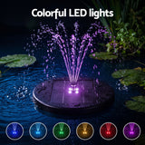 Black solar battery backup LED, 27cm, operated by remote control.