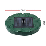 Solar fountain pumps, 31cm, operated by remote control.