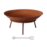 Iron rustic bowl, 56cm.