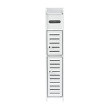 Artiss Bathroom Storage Cabinet 3-Tier Slim Toilet Paper Holder Organizer White