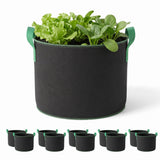 Green Fingers 20 Gallon Grow Bags 300gsm thick Aeration Fabric Pots 10 Pack.