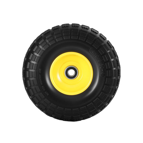 Gardeon rubber wheel, 26cm, 2pcs, double size.