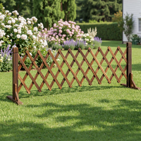 Gardeon brown wooden plant frame, 160cm.
