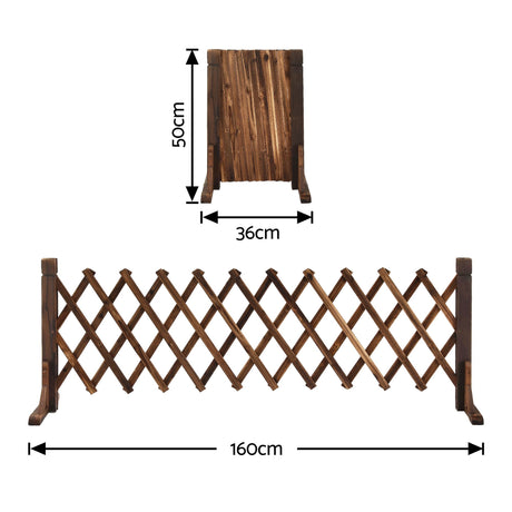 Gardeon brown wooden plant frame, 160cm.