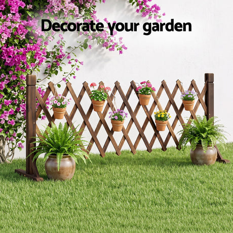 Gardeon brown wooden plant frame, 160cm.