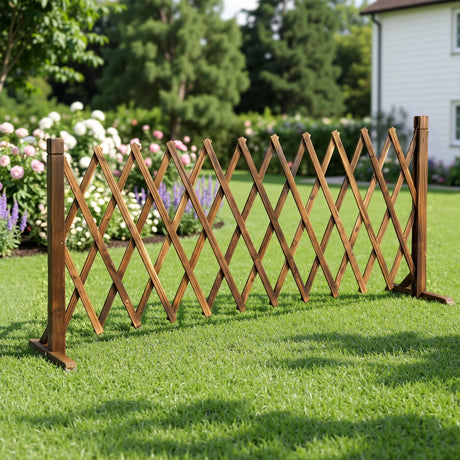 Gardeon brown wooden plant frame, 200cm.