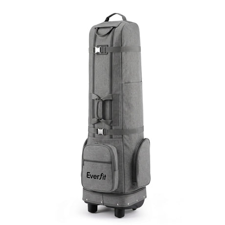 Everfit grey foldable case wheels, collapsible.