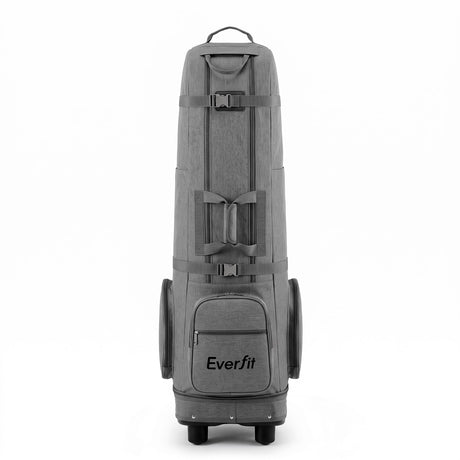 Everfit grey foldable case wheels, collapsible.