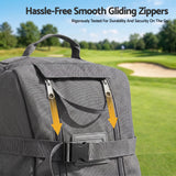 Everfit Golf Travel Bag Flight Cover Foldable Soft Case Wheels Grey