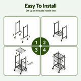 Gardeon Garden Tool Organizer with Wheels Heavy Duty Garage Yard Storage Cart - Shoppers Spot Tools > Tools Storage > Wall Storage Racks - Alternate view 5