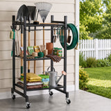 Gardeon Garden Tool Organizer with Wheels Heavy Duty Garage Yard Storage Cart - Shoppers Spot Tools > Tools Storage > Wall Storage Racks - Alternate view 7