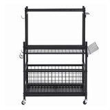 Gardeon Garden Tool Organizer Rack 16 Slots Rolling Garage Storage with Hooks - Shoppers Spot Tools > Tools Storage > Wall Storage Racks - Alternate view 10