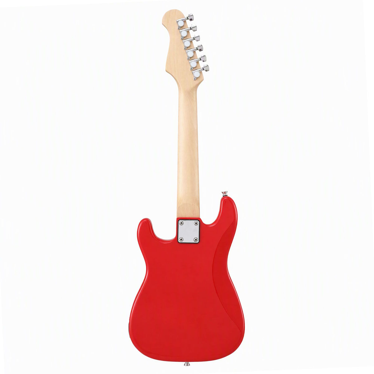 Alpha 30 Inch Junior Electric Guitar Beginner Set with 3W Mini Amp Carry Bag and Accessories Red.
