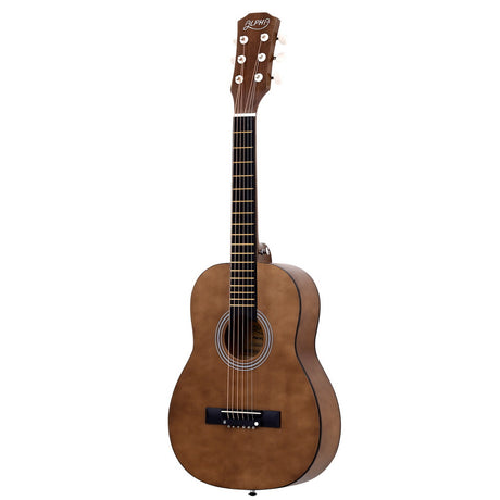 Alpha steel portable string acoustic guitar.