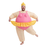 Inflatable Costume Funny Fat Suit Fancy Dress Adult Party Outfit Pink One Size - Shoppers Spot Occasions > Costumes > Costumes & Accessories