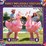 Inflatable Costume Ride On Flamingo Adult Party Suit Pink One Size - Shoppers Spot Occasions > Costumes > Costumes & Accessories - Alternate view 6