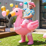 Inflatable Costume Ride On Flamingo Adult Party Suit Pink One Size - Shoppers Spot Occasions > Costumes > Costumes & Accessories - Alternate view 7
