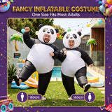Inflatable Costume Panda Suit Fancy Dress Adult Party Outfit Black One Size - Shoppers Spot Occasions > Costumes > Costumes & Accessories - Alternate view 6